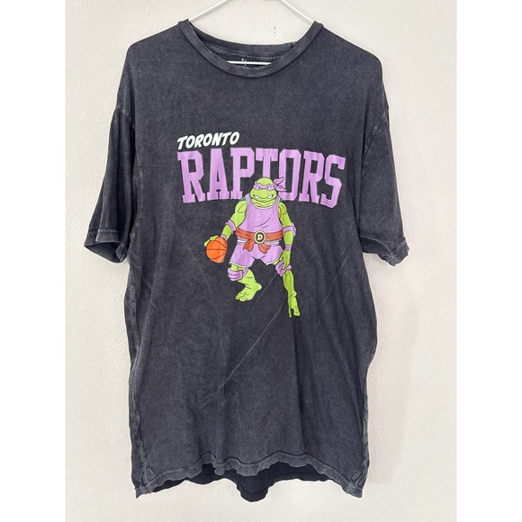 Peace Collective Other - Peace Collective Toronto Raptors x TMNT Donatello Ninja Turtle Black‎ Tee Size L